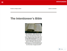 Tablet Screenshot of intentioneers.net